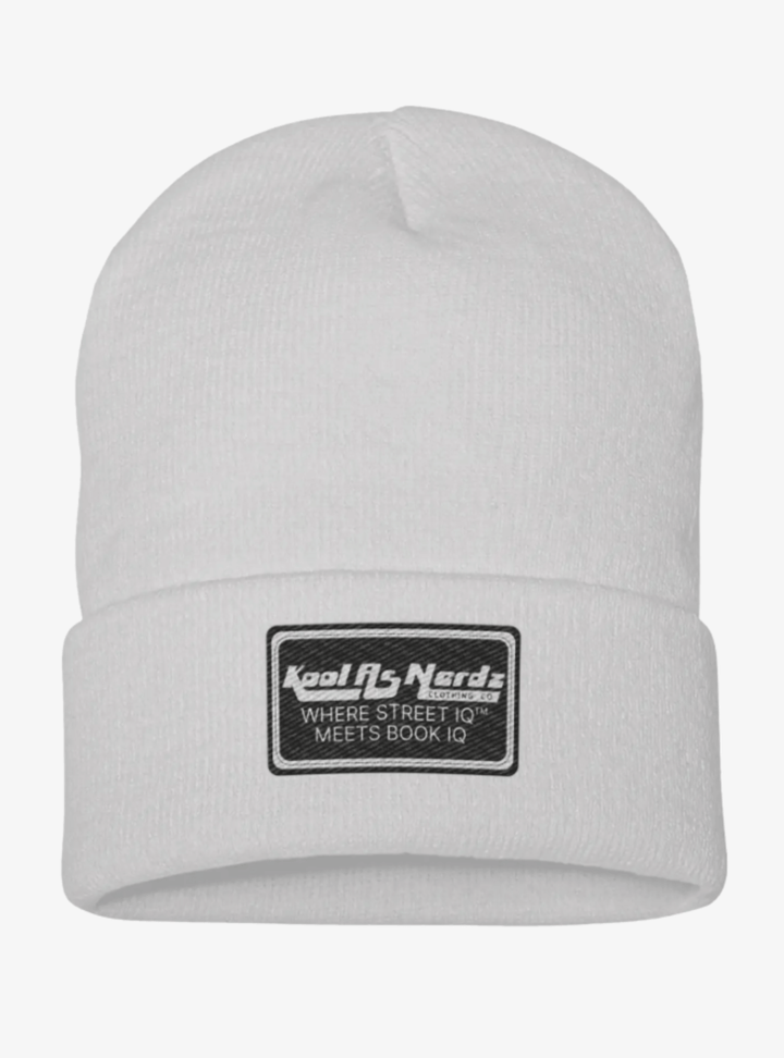 Mind Over Weather Cuffed Beanie by Kool As Nerdz