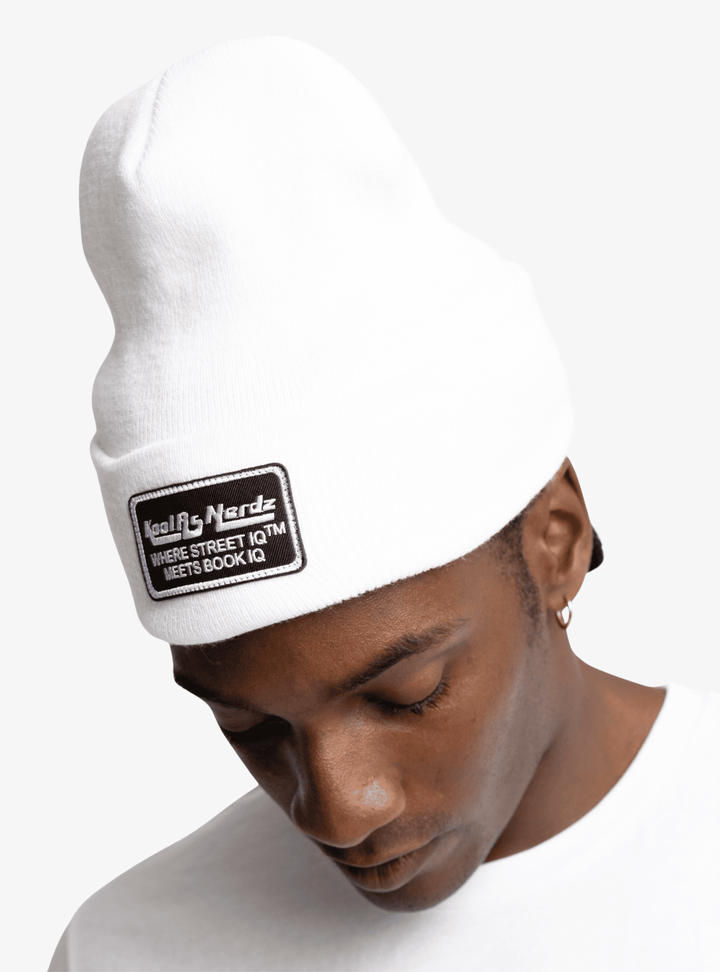 Mind Over Weather Cuffed Beanie by Kool As Nerdz