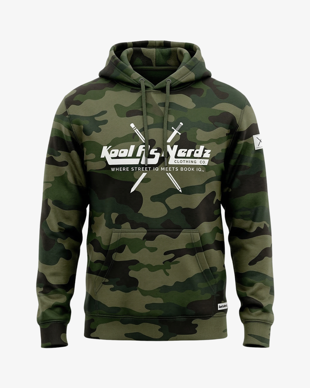 Kool As Nerdz Stealth Mindset Hoodie | Camouflage Edition