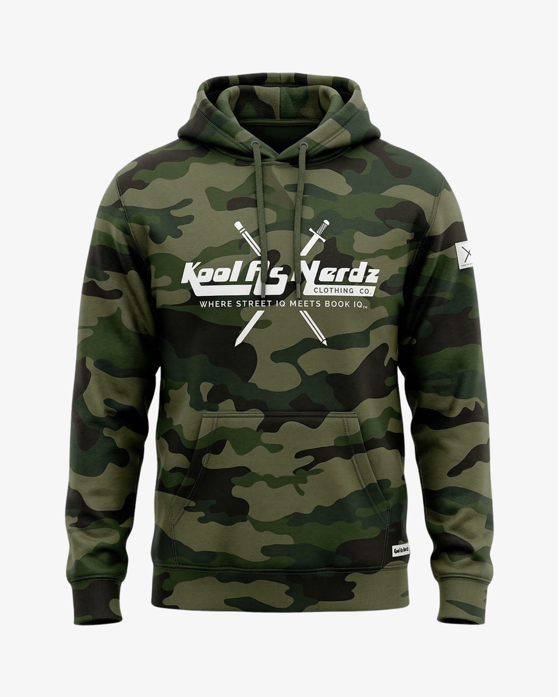 Kool As Nerdz Stealth Mindset Hoodie | Camouflage Edition