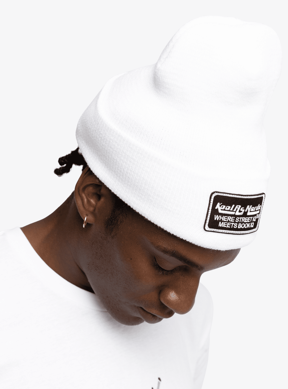 Mind Over Weather Cuffed Beanie by Kool As Nerdz