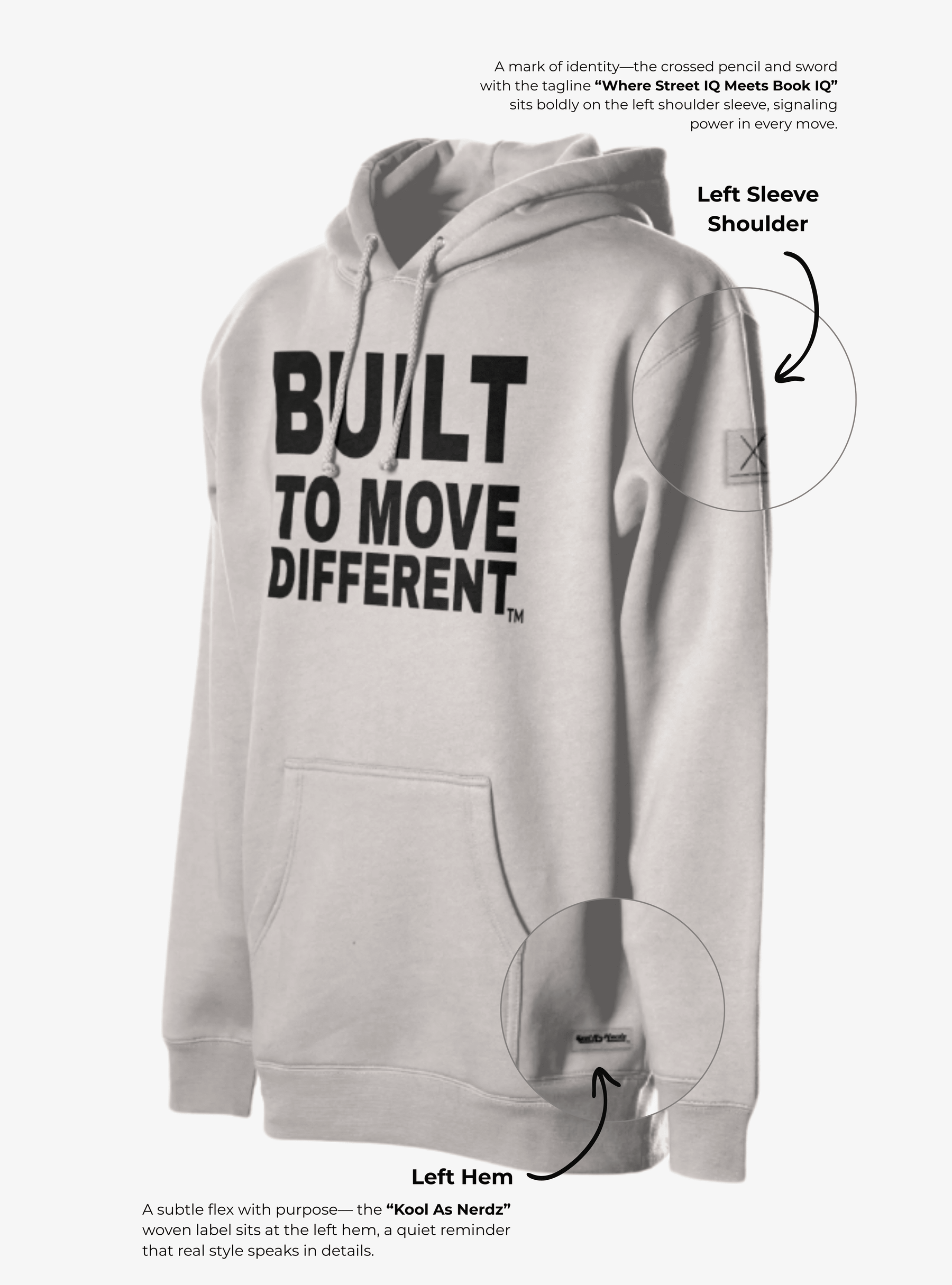 The Legacy Hoodie by Kool As Nerdz