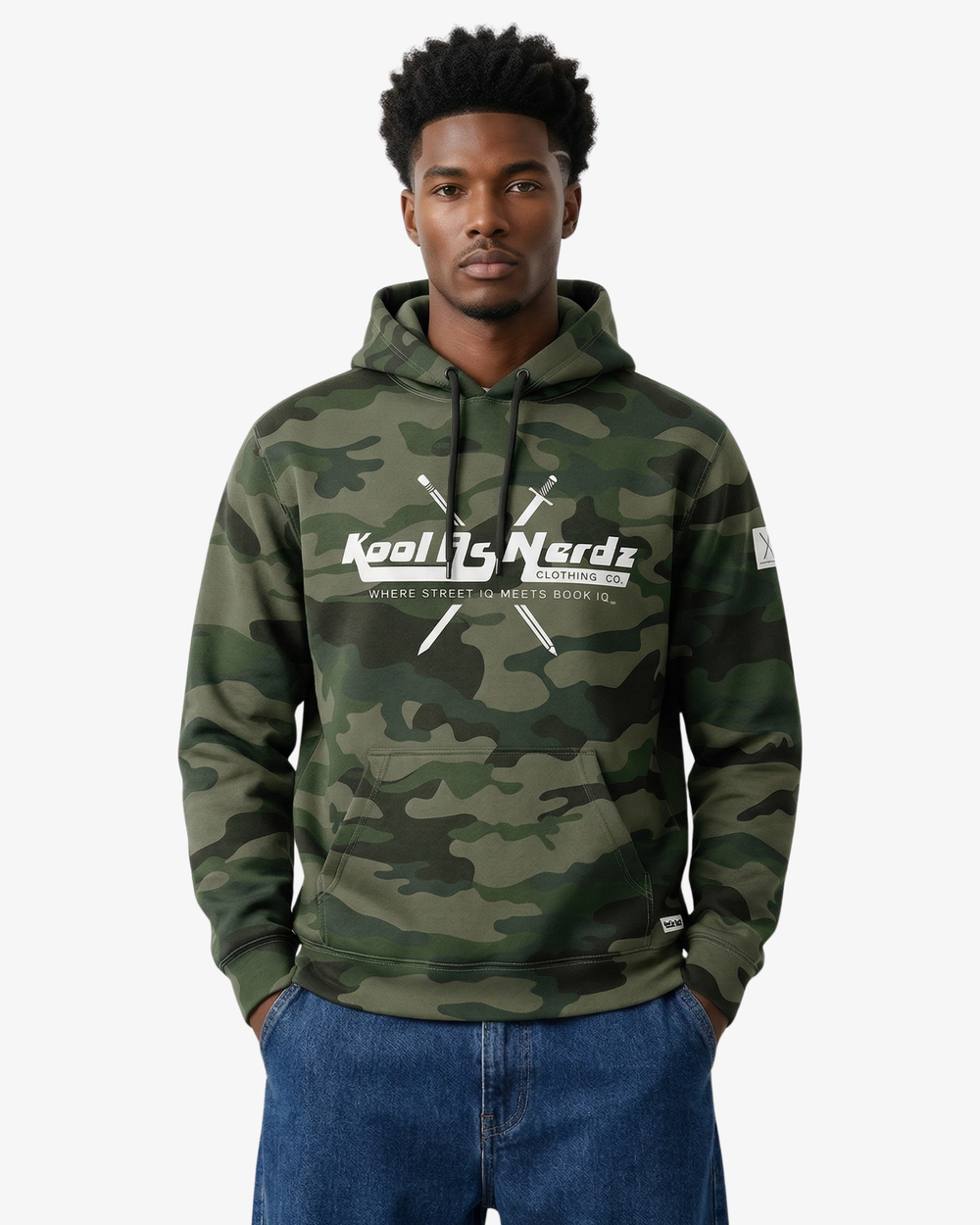 Kool As Nerdz Stealth Mindset Hoodie | Camouflage Edition
